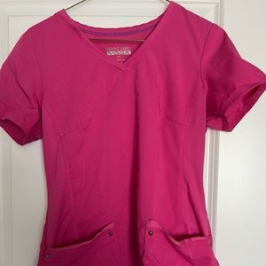 Purple Label Pink Scrub Set